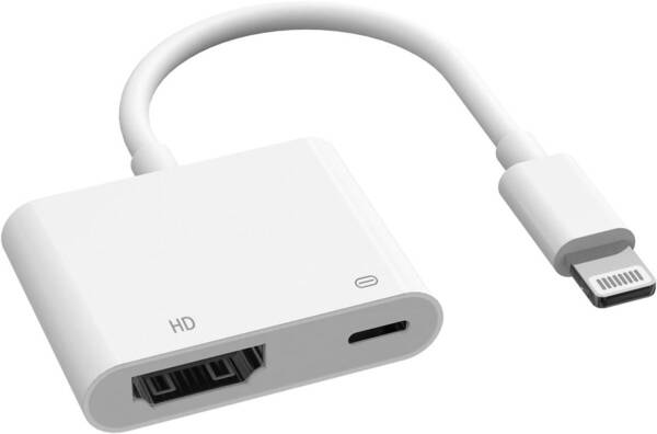HDMIアダプター 【2025新版・MFi認証・自動接続】 iPhone hdmi変換ケーブル ライトニング 設定不要・ APP不要・ 給電不要 ・1080PプルHD