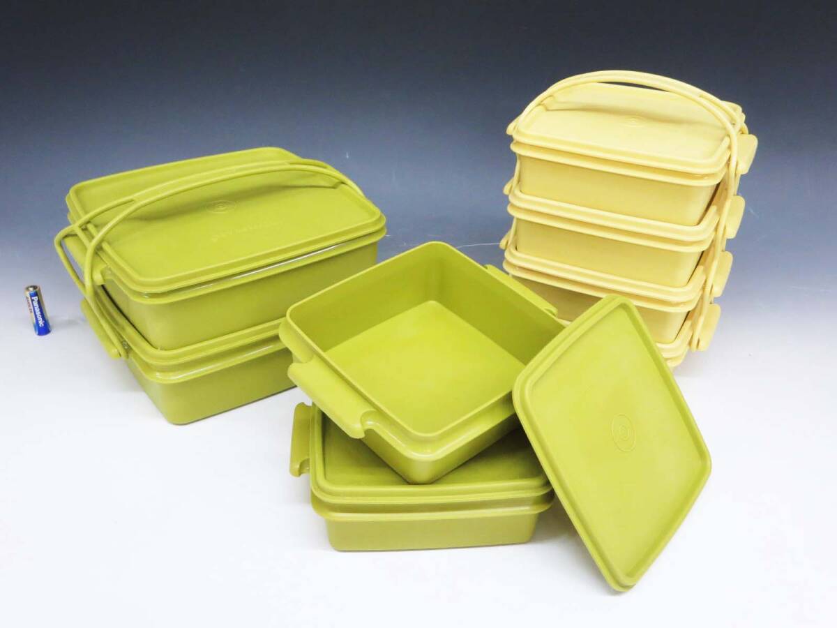 素敵な 未使用⭐️Tupperware タッパーウェア 昭和レトロ 4点