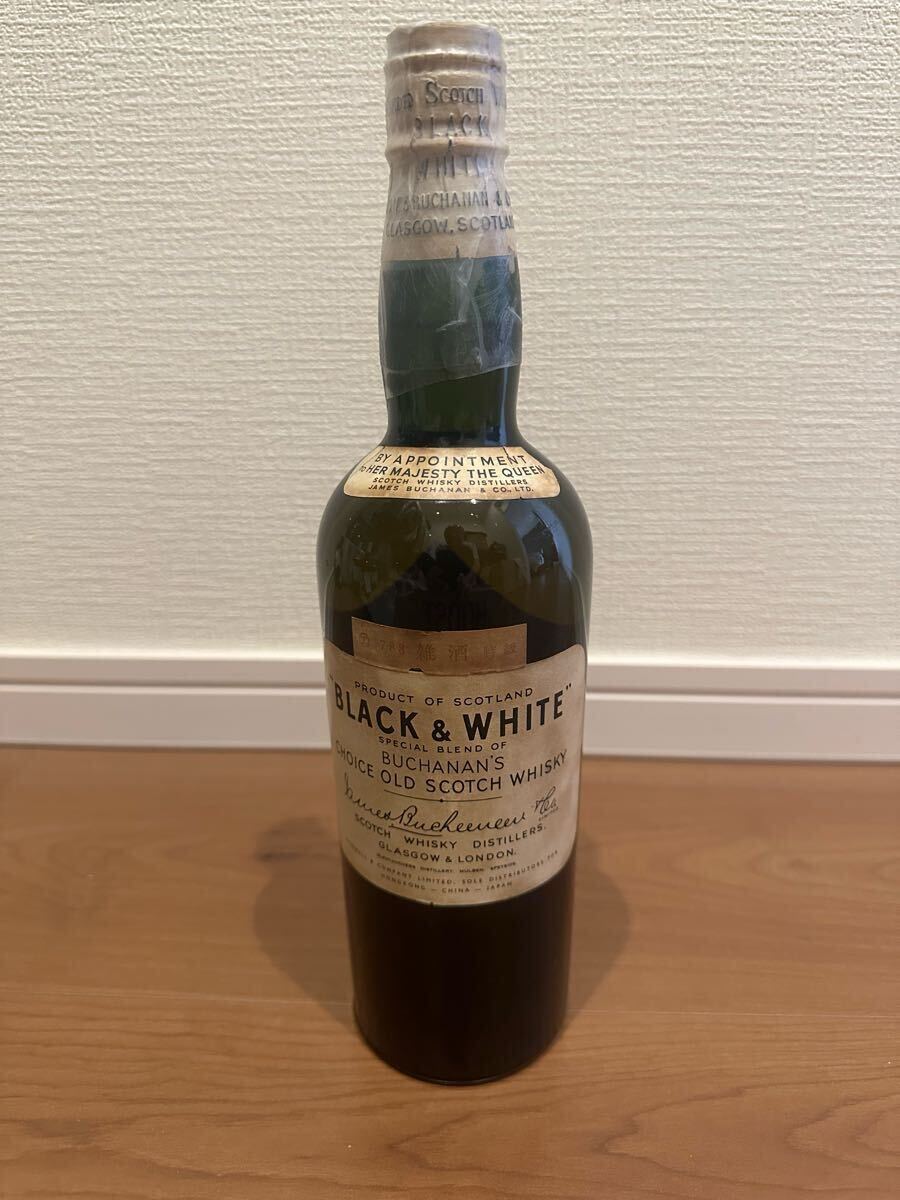 ★特級・未開栓★Black&White スコッチウィスキー 古酒 未開栓 Black&White スコッチウィスキー 古酒 - メルカリ
