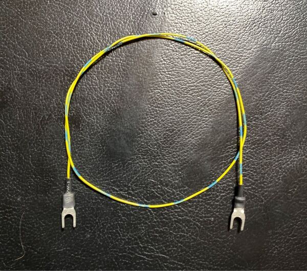 ターンテーブル フォノイコライザー用 1960's Western Electric アース線100cm