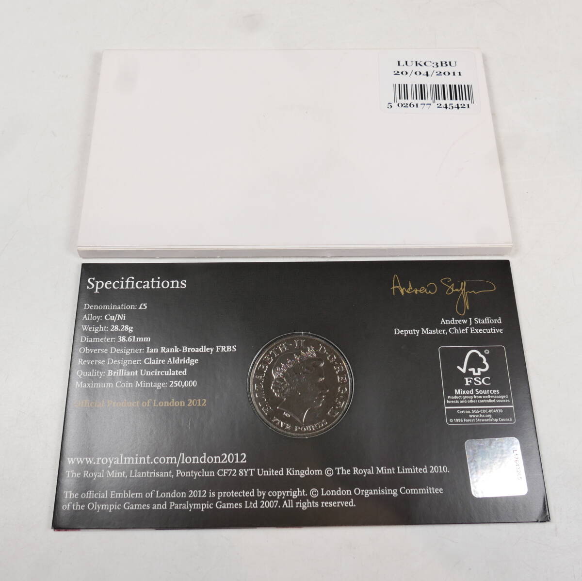 2012.年ロンドンオリンピック記念4枚セット 2012.年ロンドンオリンピック記念コイン4枚セット ロンドン