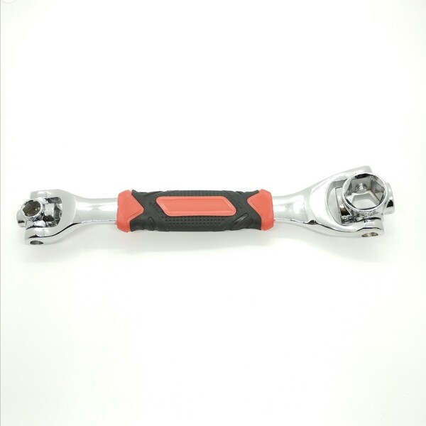 送料無料 六角 万能レンチ 8in1 万能ソケットレンチ 8-21mm 360°回転 車 バイク 修理 DIY E77