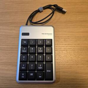 【中古】 ELECOM TK-TCM011SV テンキーボード エレコム テンキー TK-TCM011 シルバー