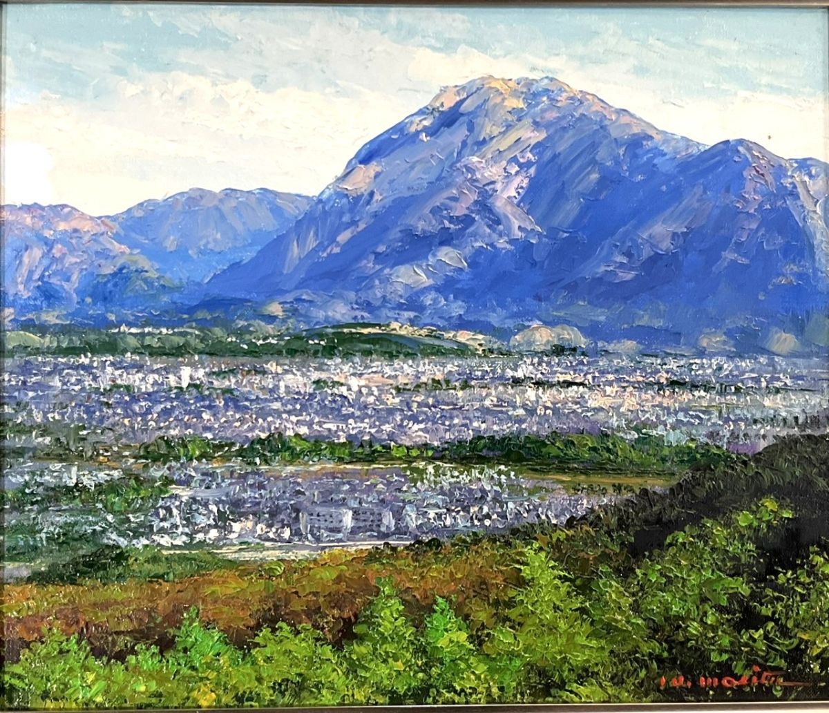 油絵(秩父の山) Yahoo!オークション -「武甲山」(油彩) (絵画)の落札相場・落札価格