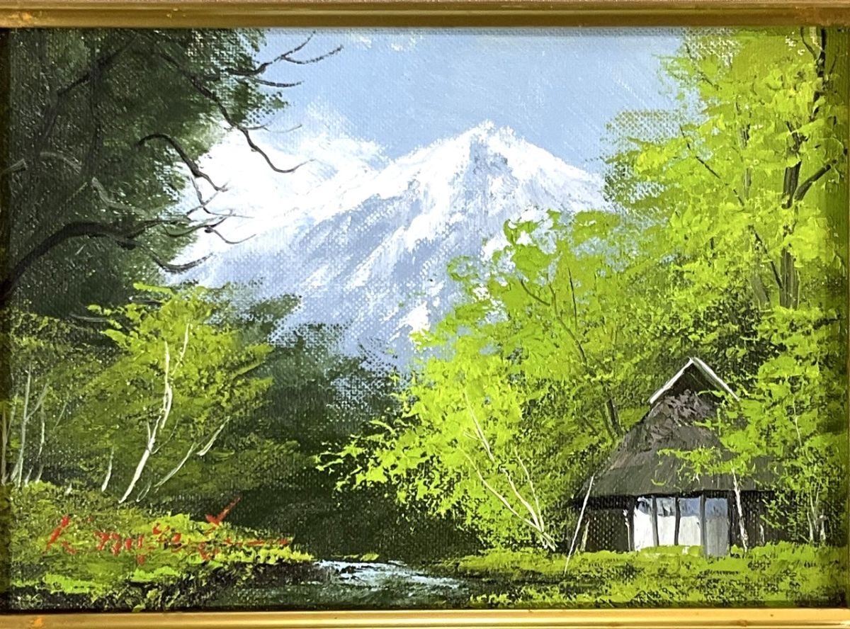 永田金吾 油絵 < 白樺風景 > 永田金吾 油絵 < 白樺風景 > Yahoo!オークション -「永田金吾
