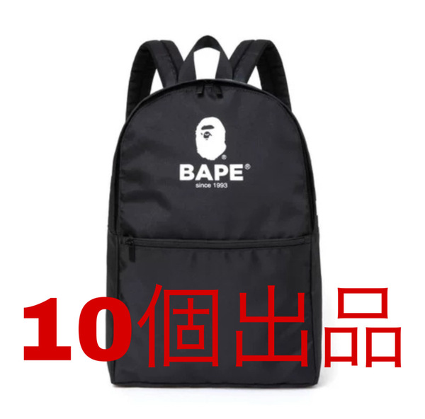 ★10個出品★BAPE◆A BATHING APE◆ア ベイシング エイプ◆バックパック/リュック◆猿顔 小 付録ノベルティ