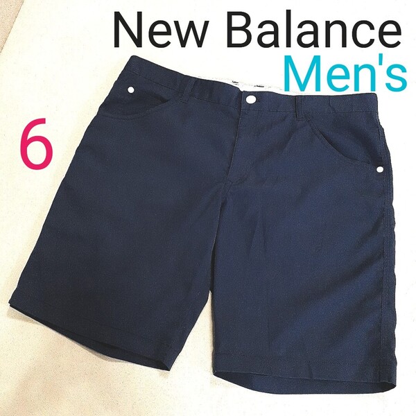 【美品】New Balance golf ニューバランスゴルフ メンズ6 XL相当 ハーフパンツ ゴルフウェア ゴルフパンツ ゴルフストレッチパンツ