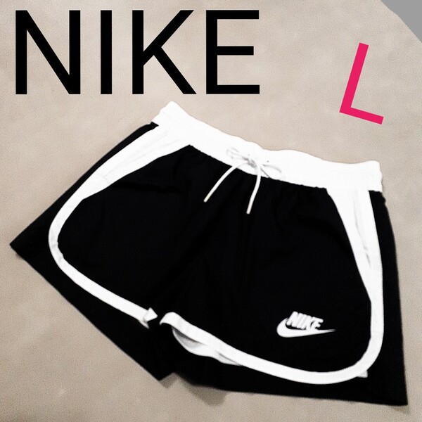 【超美品】 NIKE ナイキ ランニングパンツ ランパン ハーフパンツ インナー一体型 レディースL ランニング ジョギング マラソン
