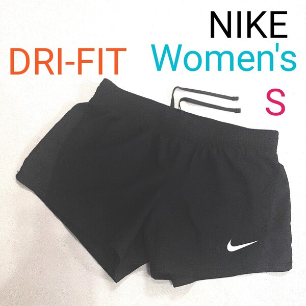 【超美品】 NIKE ナイキ レディースS ショートパンツ ランニングパンツ ハーフパンツ ランニング インナーパンツ付き マラソン ジョギング