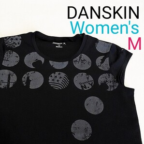 【超美品】DANSKIN ダンスキン レディースM ダンス ダンススタジオ フィットネス ヨガ ピラティス アシンメトリー Tシャツ トップス