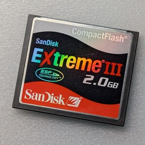SanDisk CompactFlash ExtremeIII 2GB CFカード ケース付き サンディスク コンパクトフラッシュ メモリーカード 動作確認済み