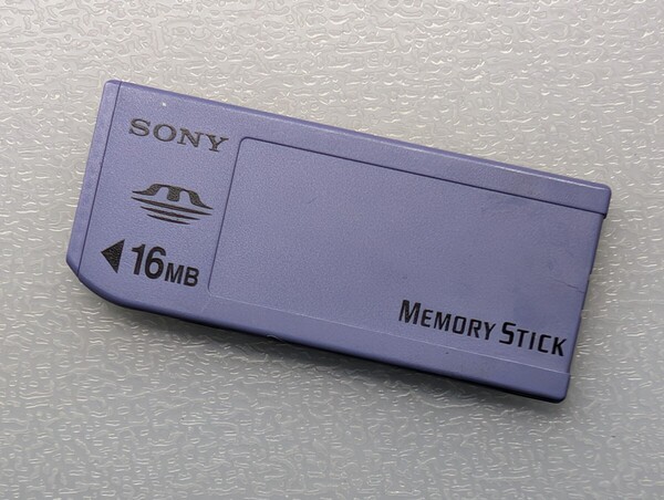 SONY Memory Stick 16MB MSA-16A ソニー メモリースティック メモリーカード 日本製 デジカメ 動作確認済み