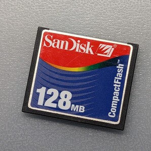 SanDisk CompactFlash 128MB CFカード ケース付き サンディスク コンパクトフラッシュ メモリーカード 動作確認済み