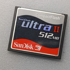 SanDisk CompactFlash UltraII 512MB CFカード ケース付き サンディスク コンパクトフラッシュ メモリーカード 動作確認済み