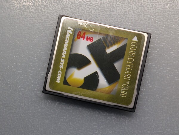HAGIWARA SYS-COM CompactFlash 64MB CFカード ケース付き ハギワラシスコム コンパクトフラッシュ メモリーカード 日本製 動作確認済み