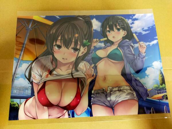 【新品正規品】COMIC1★26 Rip@Lip 水原優 A4クリアポスター 優那&優里