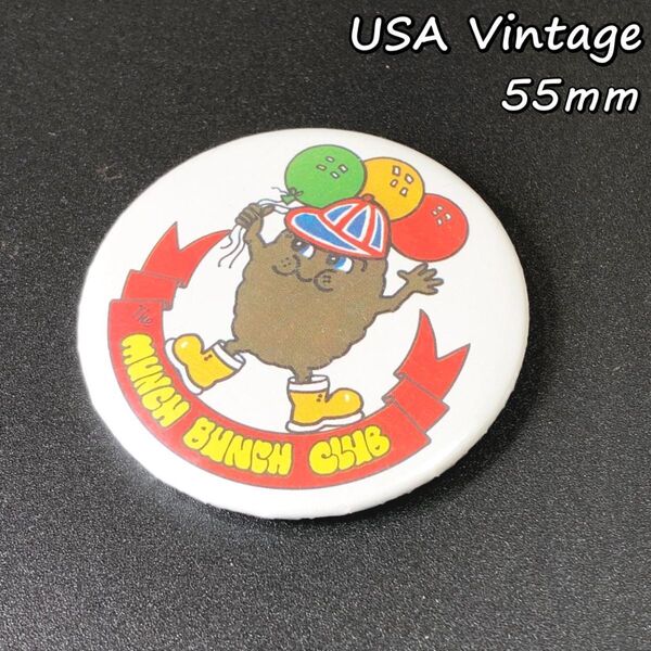 缶 バッジ アメリカ 輸入 雑貨 ビンテージ 55mm 『 ボウリング クラブ 』 当時物 バッチ ( BAT1091 )