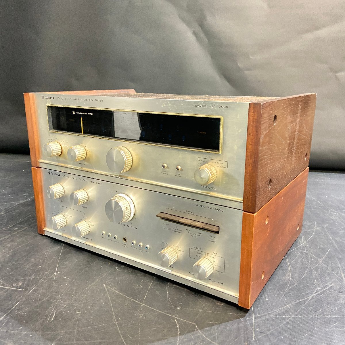 【ジャンク】★希少★ TRIO トリオ KA-6000 プリメインアンプ Yahoo!オークション -「trio ka-6000」の落札相場・落札価格