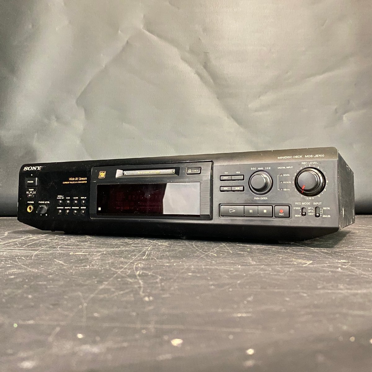 ◆優良動作品◆SONY ソニー MDS-JE700 MDレコーダー ブラック Yahoo!オークション -「mds-je700」の落札相場・落札価格