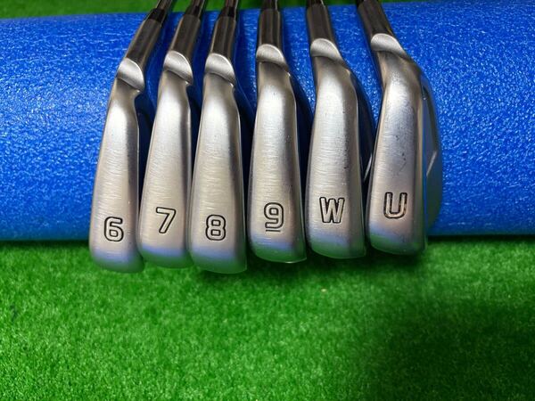 PING アイアン i525 #6〜9, W, U N.S.Pro950 フレックスS 6本 黒ドット