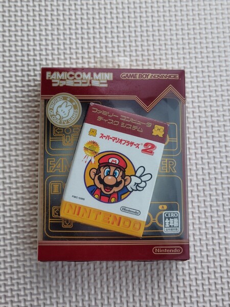 送料込★スーパーマリオブラザーズ2 ファミコンミニ ゲームボーイアドバンス ゲームソフト 箱付き/説明書付き/Nintendo/任天堂/GBA