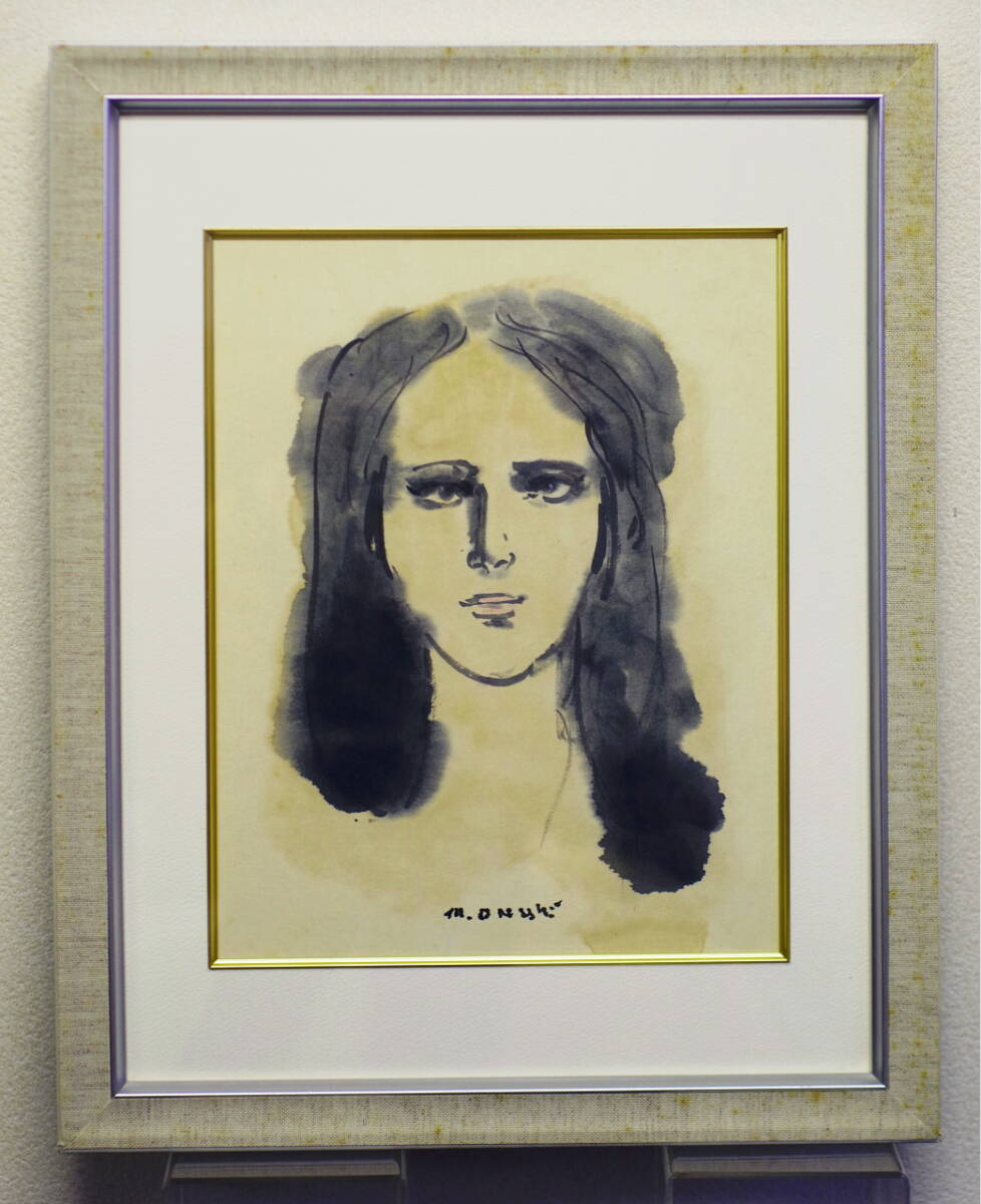 【真作保証】小貫政之助「女」水彩画 額装 抽象画 美人 絵画 Yahoo!オークション -「小貫政之助」の落札相場・落札価格