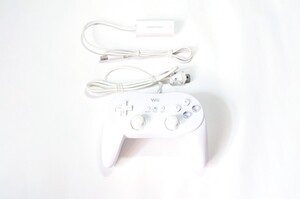 動作品・清掃済み★ELECOM/ Wiiコントローラー対応「JC-W01UWH」USB接続 ゲームパッドコンバータ + Nintendo純正 コントローラ まとめて