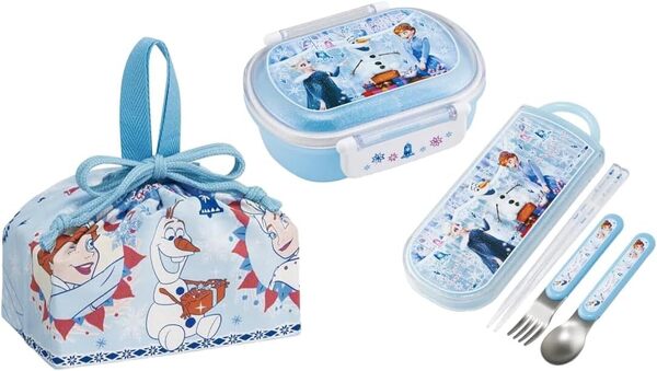 新品未開封◆Skaterお弁当箱3点セット◆アナと雪の女王ディズニープリンセスエルサ360mlランチボックストリオ巾着子供キッズ女の子 日本製