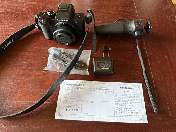 Panasonic DC-G100DV-K 標準ズームレンズキット LUMIX G VARIO 12-32mm F3.5-5.6 ASPH. MEGA O.I.S.+トライポッドグリップ DMW-SHGR2