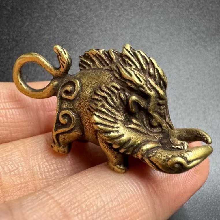 2025年最新】Yahoo!オークション -猪 置物(金属工芸)の中古品