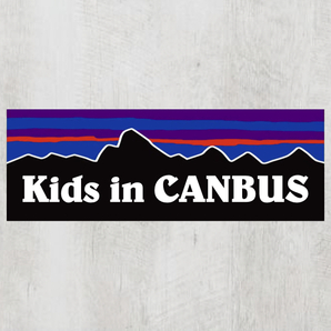 P【Kids in CANBUS/キッズインムーヴキャンバス】マグネットステッカー