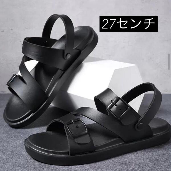 メンズ サンダル スリッパ ストラップ ビーチサンダル 2way 軽量