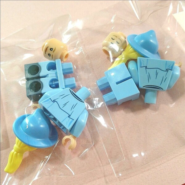 LEGO レゴ 未組立 ミニフィグ 2体 フラー・イザベル・ウィーズリー (旧姓デラクール) 姉妹 ゆうパケットポストmini ※冊子は付きません