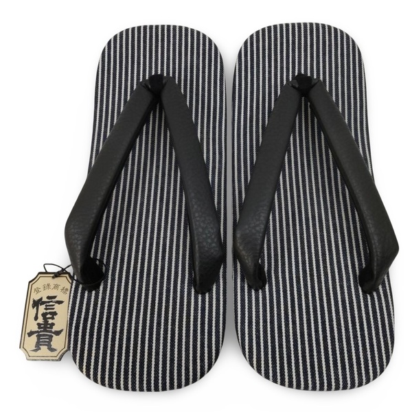 新品即決 送料無料 27.0cm (9寸) メンズ 雪駄 草履 カリプソ トング 信貴 (シギ) 日本製 和風 祭り 甚平 浴衣