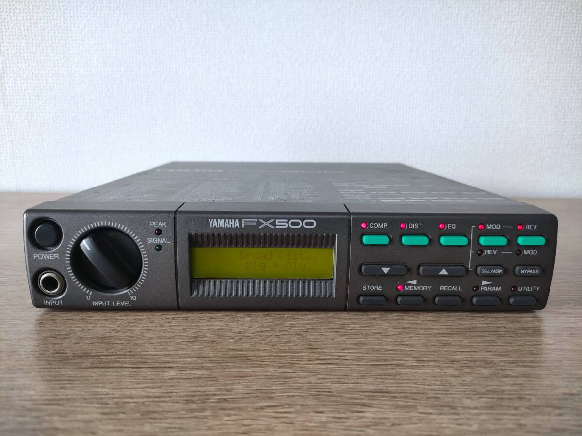 名機レア】マルチエフェクター☆YAMAHA FX500☆フット