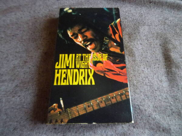 ジミ・ヘンドリックス VHS ラスト・コンサート CSVM791 ビデオ 56分 JIMI HENDRIX AT THE ISLE OF WIGHT 解説書付き 中古 CBS ソニー
