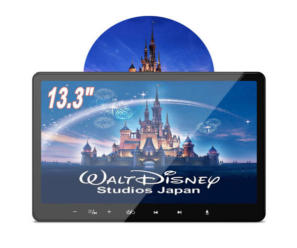 INTENAVI DVDプレーヤー 車載用 後部座席 13.3インチ 高画質 ヘッドレストモニター