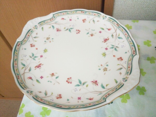 ノリタケ Noritake パーティー プレート 大皿 洋食器 ナルミ ウェッジウッド 花更紗