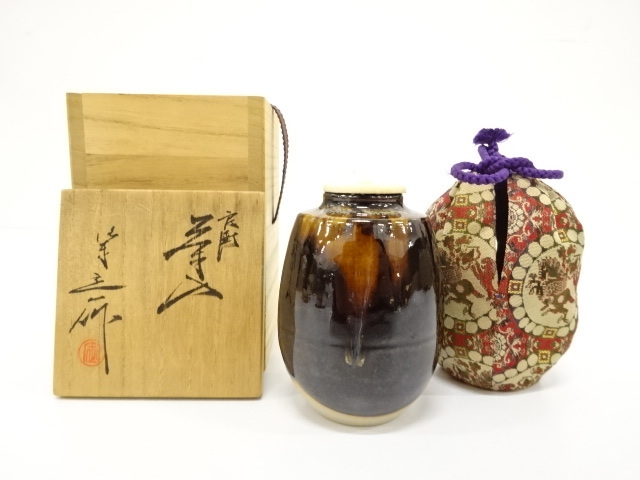道具 ] - 道具 京焼 桶谷定一造 肩衝茶入 □z | ネットショップ