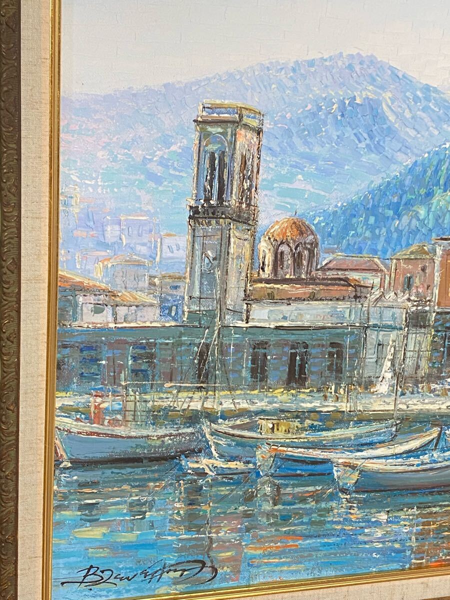 油絵　　海　開放感あり　外国人作家 gallery-uchida_y1-2503-41-242-b