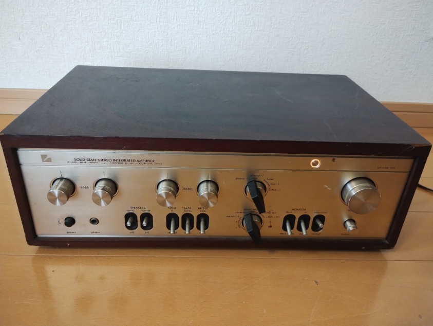 LUXMAN ラックスマン プリメインアンプ L-504 1973年製 ジャンク Yahoo!オークション -「luxman l-504」(アンプ) (オーディオ機器