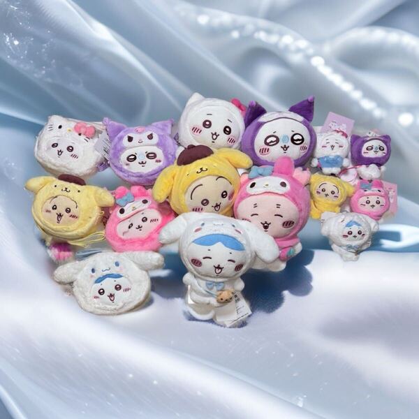 【新品】全種セット!ちいかわ×サンリオキャラクターズ ぬいぐるみ コンプ