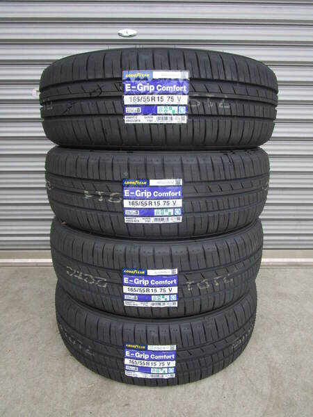 全国送料無料☆グッドイヤーEGコンフォート☆165/55R15☆軽自動車NBOXスペーシアワゴンRタントムーブNワンNワゴンアルトラパン☆fo