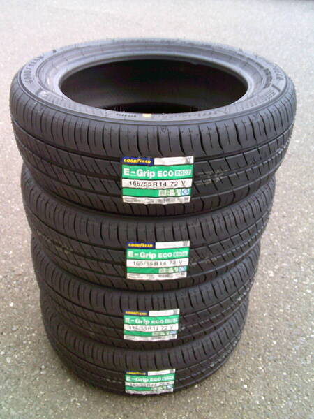 全国送料無料・2025年製★新品4本セット★グッドイヤーEfficient Grip EG02★165/55R14★軽自動車・モコ・EKワゴン・ライフ・ミラ・ラパン