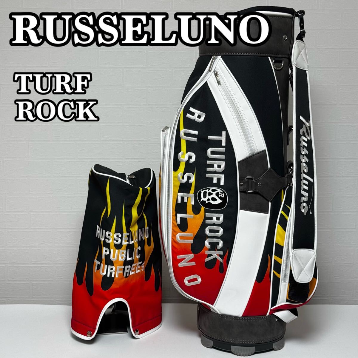 お値下げ中+おまけ付き⭐︎希少⭐︎Russelno限定キャディバッグ Yahoo!オークション -「ラッセルノ キャディバッグ」(スポーツ