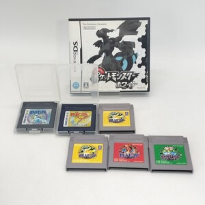 Nintendo 任天堂 GB GBC DS ゲームボーイ 等 ポケットモンスター 赤 緑 ピカチュウ 金 銀 ホワイト まとめ セット YU