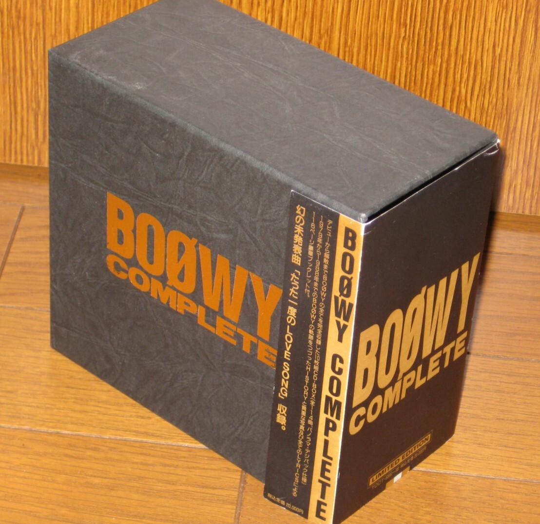 初回限定盤 BOØWY COMPLETE Limited Edition - メルカリ