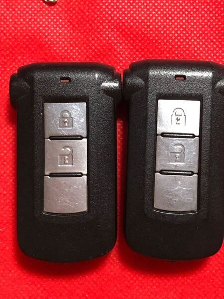 MITSUBISHI 三菱純正 B11A EK スペース B21A デイズ ルークス GHR-M003 両側パワスラ 4ボタン スマートキー キーレス 2個セット(769)