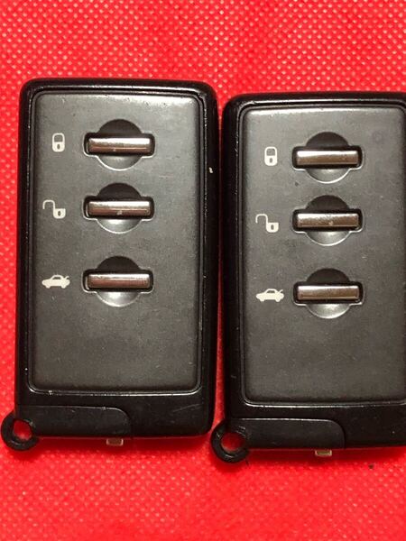 スバル スマートキー 3ボタン 2個セット 基盤271451-0751 レガシィBR9 B4 BM9 エクシーガ YA5.9 フォレスター インプレッサ キーレス(698)