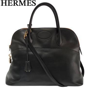美品 HERMES エルメス ボリード 37 ハンドバッグ ブラック ◯V刻印